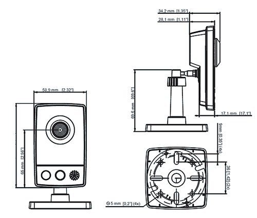 AXIS M1011-W - Kamery zintegrowane IP
