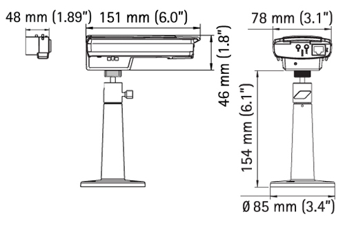 AXIS P1344 Mpix - Kamery kompaktowe IP