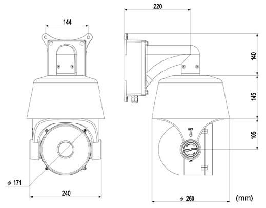 LC-15-CD60W-36X-IP - Kamery obrotowe IP