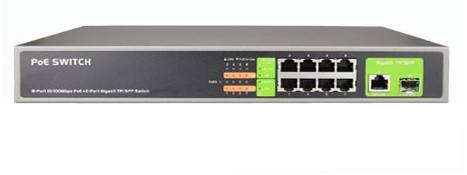 8-portowy switch POE LC Security LC-1008