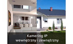 Zestaw kamering IP wewntrzny i zewntrzny