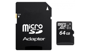 MicroSD UHS 1 64GB CL10
