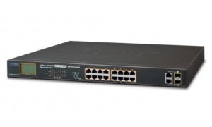 Planet FGSW-1822VHP - Switch 16x10/100TX 802.3at PoE + 2xGigabit